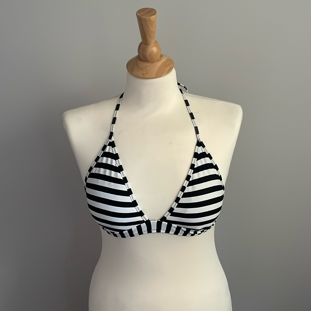 GAP Striped Bikini Top